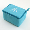 personalized faux suede jewelry case